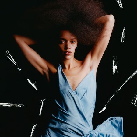 Image of a model for S/S26 Who What Wear UK's Luxury Issue by Elliot James Kennedy